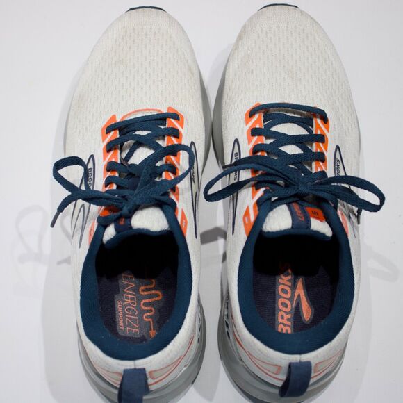 Brooks Levitate GTS 5 White Blue Orange Men Size 7D - Very Minimal Wear! main image 4